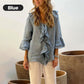 🌸2025 HOT SALE 49% OFF🌸Women's Ruffle Collar Blouse with Bell Sleeves