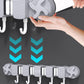 🛁Drill-Free Suction Cup Mop Holder for Bathroom✨