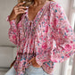 💖LAST DAY SALE 49% OFF💖Women's Fashion Printed v-Neck Long Sleeve Shirt