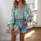 💖LAST DAY SALE 49% OFF💖Women's Fashion Printed v-Neck Long Sleeve Shirt