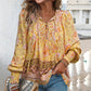 💖LAST DAY SALE 49% OFF💖Women's Fashion Printed v-Neck Long Sleeve Shirt