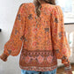 💖LAST DAY SALE 49% OFF💖Women's Fashion Printed v-Neck Long Sleeve Shirt
