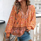 💖LAST DAY SALE 49% OFF💖Women's Fashion Printed v-Neck Long Sleeve Shirt