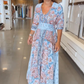 Seasonal bestseller with 49% off 🔥 Elegant long floral dress for women