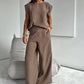 🎉Hot Sale 49% OFF🎉Women’s 2-Piece T-Shirt & Wide Leg Dress Pants Set👗