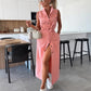 🌺2025 New! 49% OFF Women's Waistband Midi Jeans Dress 💃