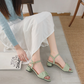 Women's Square-Toe Ankle Strap Sandals