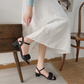 Women's Square-Toe Ankle Strap Sandals