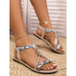 Women's Boho PU Leather Flat Sandals🦋