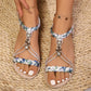 Women's Boho PU Leather Flat Sandals🦋
