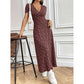 🌺Women's Casual V-Neck Floral Maxi Dress💃