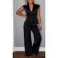 🛍️Limited Time 49% OFF💋Women's Elegant V-Neck Top & Pants Set