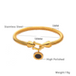 Vintage-Inspired Delicate Spiral Rope Texture Bracelet with Horseshoe Clasp