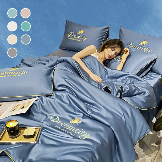 🌞Summer Sale 49% OFF🔥Washable, Cooling 4-piece Bedding Set