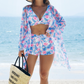 🔥Hot Sale（💥49%OFF）🔥Women's 3-Piece Bikini Set with Cover-Up