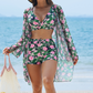 🔥Hot Sale（💥49%OFF）🔥Women's 3-Piece Bikini Set with Cover-Up