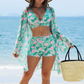 🔥Hot Sale（💥49%OFF）🔥Women's 3-Piece Bikini Set with Cover-Up