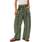 🌞Summer Sale 49% OFF🔥Women's Casual Loose Drawstring Wide-Leg Pants👖