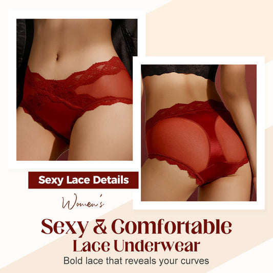 Unleash Your Inner Confidence! ✨💖Women’s Sexy & Comfortable Lace Underwear