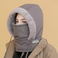 🧣 BUY 1 GET 1 FREE! ❄️ Plush-Lined Thermal Hat with Face Mask - Full Head & Face Protection for Extreme Cold, Unisex Comfort for Skiing/Mountaineering 🏔️🔥