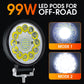 DOMINATE THE DARK! 💪 4-Inch 99W Off-Road LED Pod - Extreme Brightness. 🔥