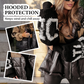 Women’s Patchwork Knit Sleeve Hooded Puffer Jacket|Livraison offerte ✈️
