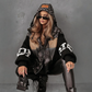 Women’s Patchwork Knit Sleeve Hooded Puffer Jacket|Livraison offerte ✈️