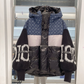 Women’s Patchwork Knit Sleeve Hooded Puffer Jacket|Livraison offerte ✈️