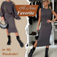 ❄️Early Winter Discount-50% OFF💃Women's Slanted Shoulder Sweatshirt & Sleeveless Dress Set