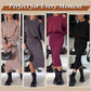 ❄️Early Winter Discount-50% OFF💃Women's Slanted Shoulder Sweatshirt & Sleeveless Dress Set