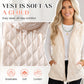 Women's Casual Fashion Warm Hooded Vest