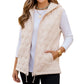 Women's Casual Fashion Warm Hooded Vest