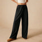💜 LAST DAY PROMOTION - 50%OFF 💜 Women’s Casual Soft Wide-Leg Pants With Drawstring