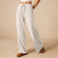 💜 LAST DAY PROMOTION - 50%OFF 💜 Women’s Casual Soft Wide-Leg Pants With Drawstring
