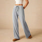 💜 LAST DAY PROMOTION - 50%OFF 💜 Women’s Casual Soft Wide-Leg Pants With Drawstring