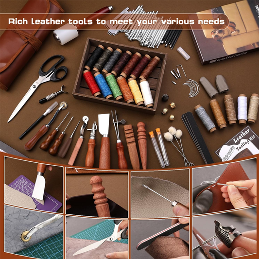 Multifunctional Leather Working Tools Set