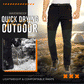 🏆LAST DAY SALE 50% OFF!!🔥Men's Waterproof Winter Trousers with Fleece Lining Cargo Pants