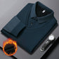 👔Men's Lapel Faux Two-Piece Knitted Shirt