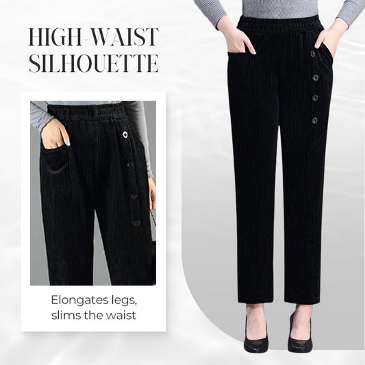🖤 BLACK FRIDAY DEAL: 49% OFF 🖤 Women's High-Waist Plush-Lined Winter Pants ❄️