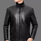 🖤Black Friday Sale:49% OFF🖤Men’s Warm Plush Lining Leather Jacket Coat - Gift for Him!