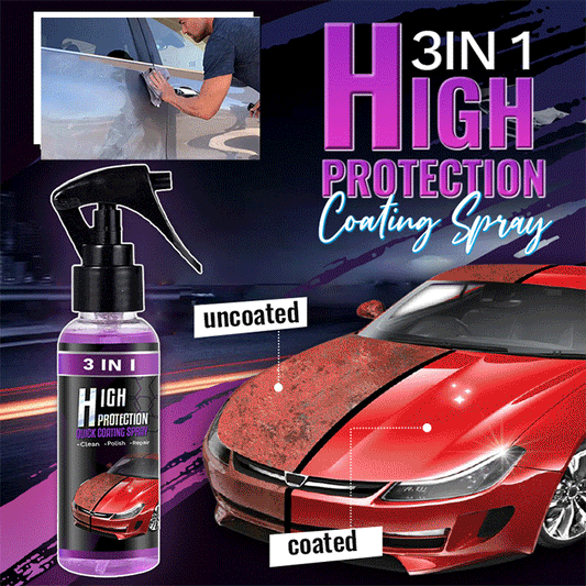 🖤 BLACK FRIDAY DEAL: Limited Stock! 🖤3 in 1 High Protection Quick Car Coating Spray（🚙 suitable for all colors car paint）