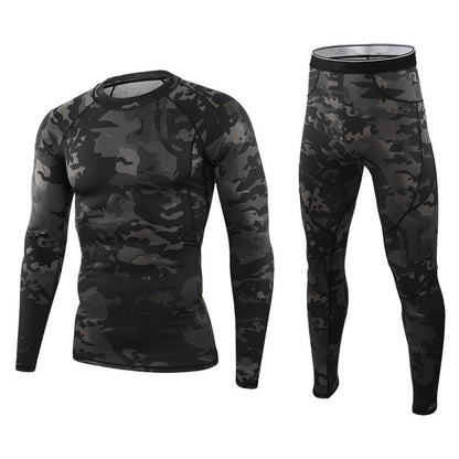 🔥🔥Men's Camouflage Thermal Underwear & Pants Set