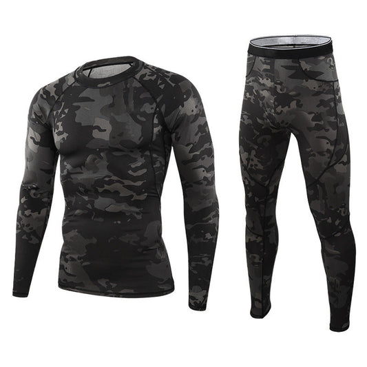 🔥🔥Men's Camouflage Thermal Underwear & Pants Set
